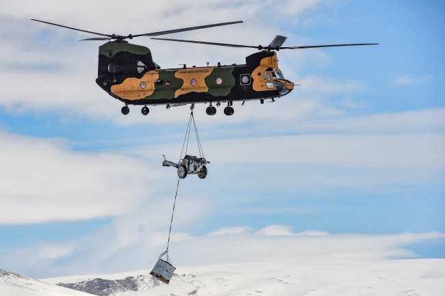 Kış 2019 Tatbikatı'nda yerli silahlardan hedefe tam isabet